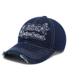 Cavish Rawcut Stud Denim Cap