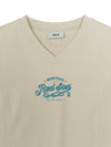 MLB Women's V-neck Letter Crop T-shirts