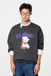 General Idea UNISEX KITTEN OVERSIZED FLEECE SWEATSHIRT