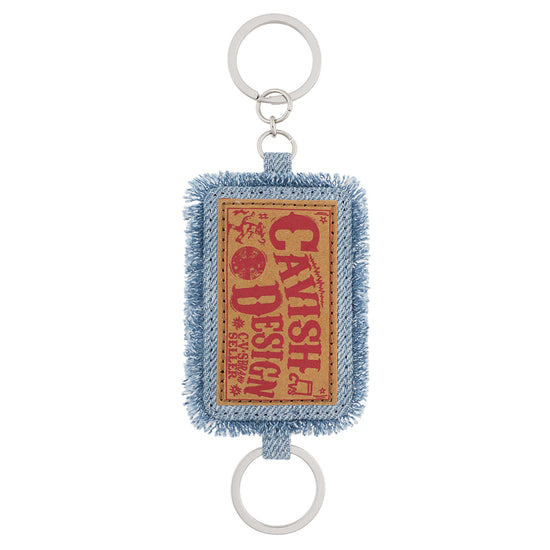Cavish RAWCUT WASHED DENIM KEYRING