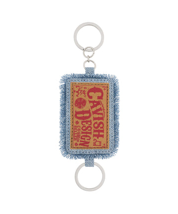 Cavish RAWCUT WASHED DENIM KEYRING