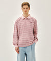Marithé François Girbaud Stripe Pique Long Sleeve Tee
