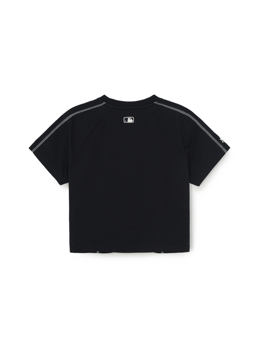 MLB Women's Sportive Track Crop T-Shirt