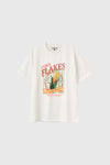 General Idea WOMAN Food Market Artwork Short Sleeve T-Shirt [OLIVE]