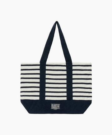 Marithé François Girbaud Classic Logo Terry Shopper Bag - Stripe