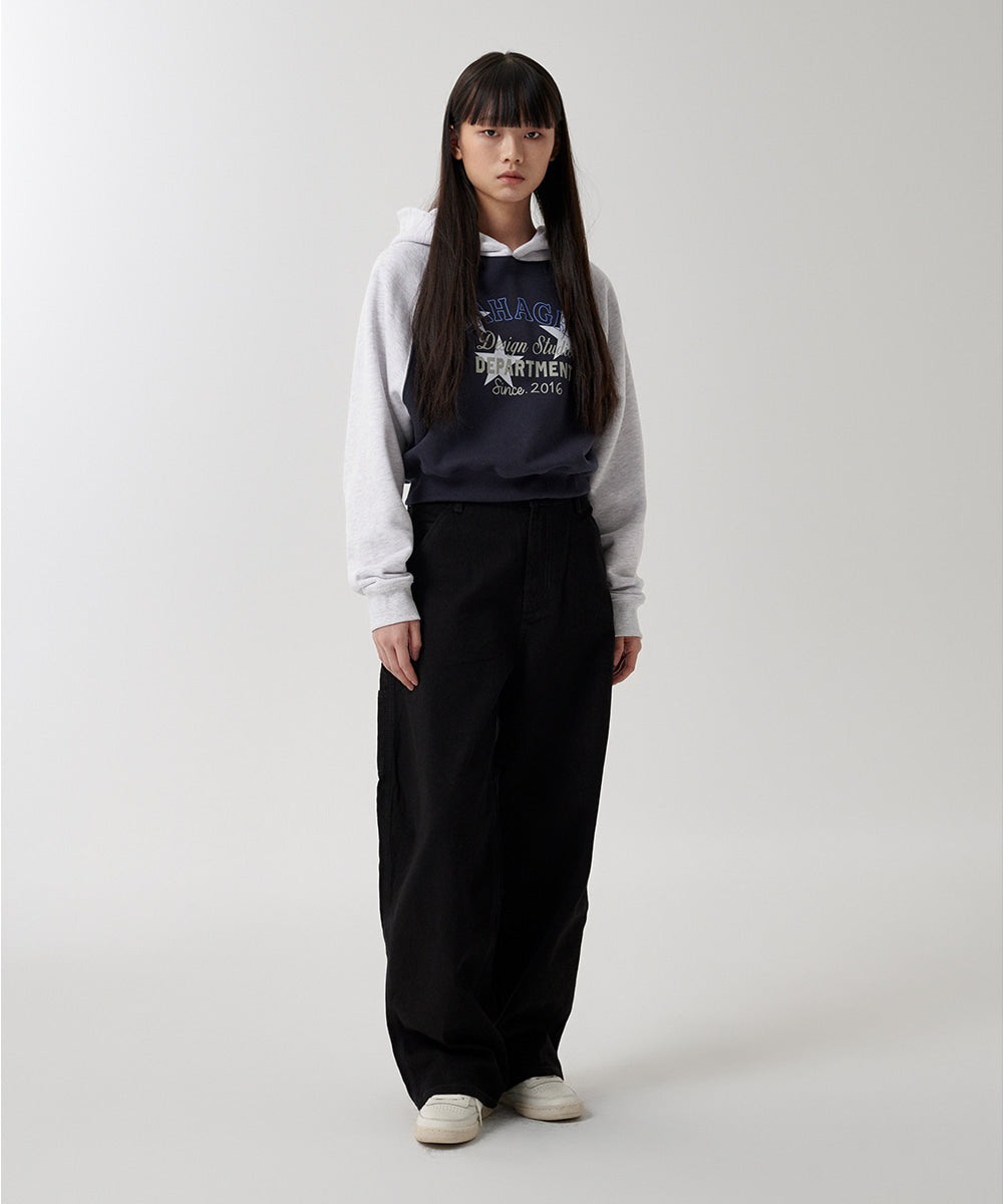 Mahagrid Department Star Crop Hoodie