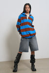 General Idea WOMAN Wide Bermuda Denim Pants