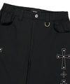 Mahagrid Cross Stud Twill Shorts