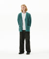 Mahagrid Mixed Hairy Knit Cardigan
