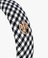 Marithé François Girbaud Kids Metal Circle Logo Hair Band Black