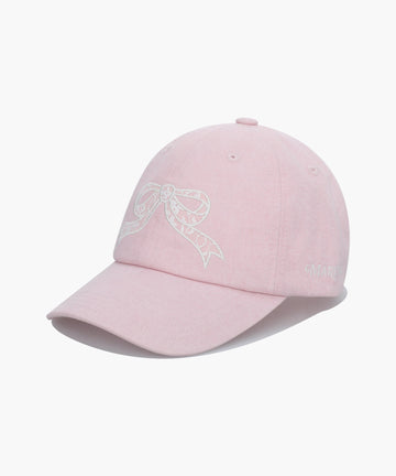 Marithé François Girbaud Kids Washed Lace Ribbon Cap