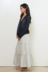 General Idea Woman Sheer Hood Knit Pullover