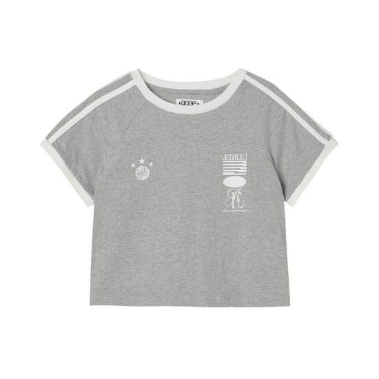 AEAE Athlete Stripe Half T-Shirt