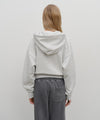 Marithé François Girbaud W Small Classic Logo Crop Hoodie