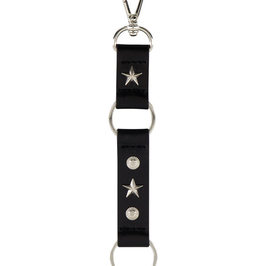 Mahagrid CONCHO LEATHER KEYCHAIN [BLACK]