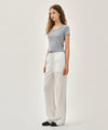 Marithé François Girbaud W MARINE EASY PANTS white