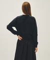 Marithé François Girbaud W LACE DETAIL CROP SWEATSHIRT