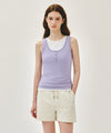 Marithé François Girbaud W LAYERED SLEEVELESS