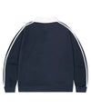 Mahagrid Track Collar Sweatshirt Navy