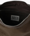 Marithé François Girbaud Classic Logo Round Suede Shoulder Bag Brown