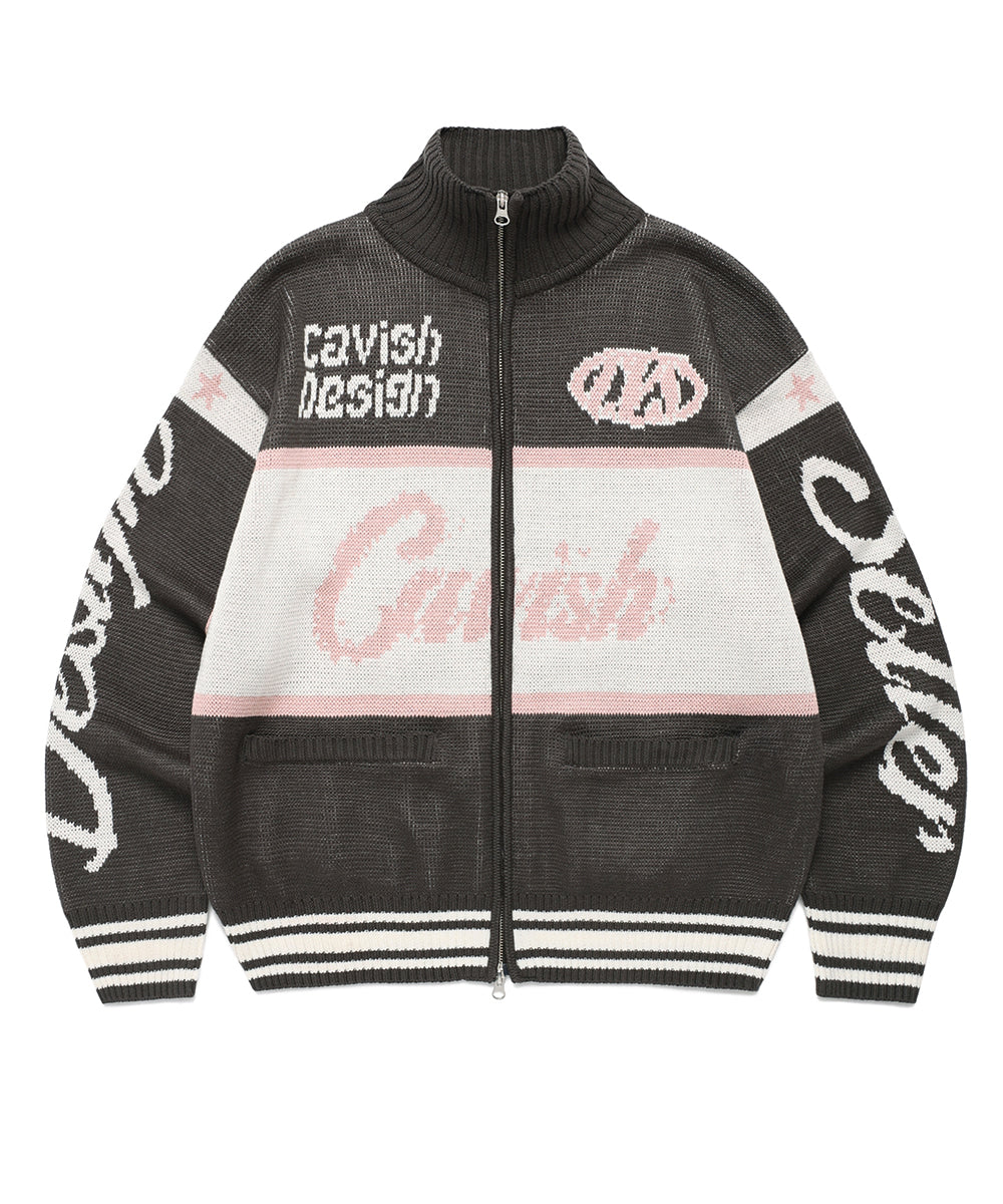 Cavish Racing Team Knit Zip Up
