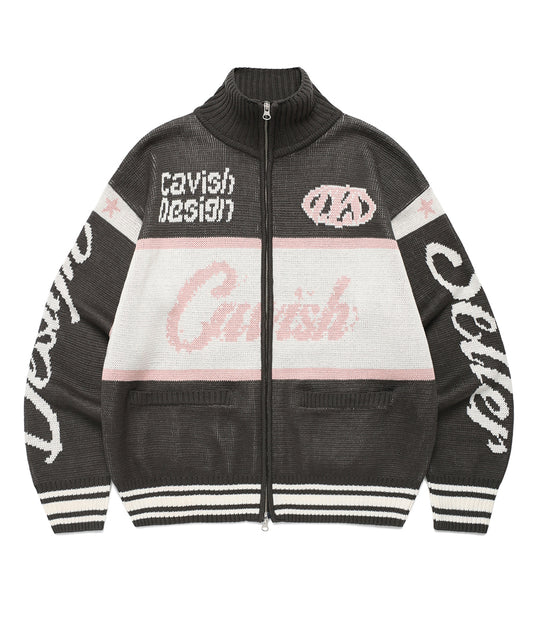 Cavish Racing Team Knit Zip Up