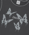 Mahagrid Pigment Butterfly Goth Crop Tee