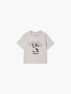 ADLV Kids Cartoon Chinchilla Short Sleeve T-Shirt