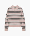 Marithé François Girbaud Regular Logo Stripe Polo Knit