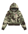 Cavish Women's Union Jack Knit Zip Up Hoodie