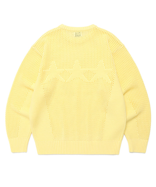 Cavish Mesh Star Knit Sweater