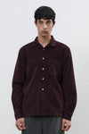 General Idea Unisex Slim Fit Corduroy Open Collar Shirt