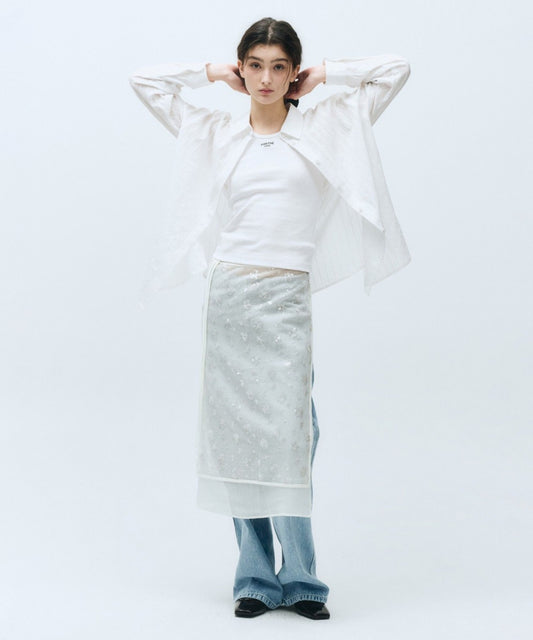 Marithé François Girbaud W Layered Skirt