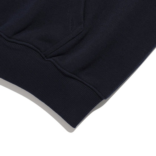 Nice Ghost Club 3 Star Applique Hoodie Zip Up [Navy]