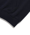 Nice Ghost Club 3 Star Applique Hoodie Zip Up [Navy]