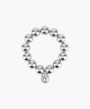 Marithé François Girbaud PEARL SILVER BALL SCRUNCHIE