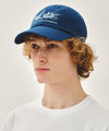 Marithé François Girbaud SAILING GRAPHIC COVERED CAP dark blue