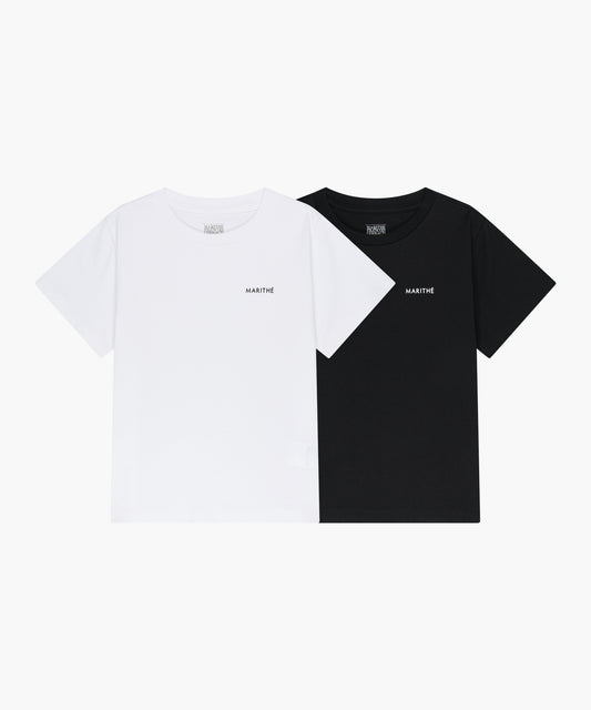 Marithé François Girbaud Kids Regular Logo Basic Tee 2-Pack Mix
