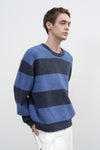 General Idea UNISEX Hachi Big Border Knit Pullover
