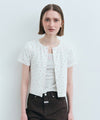 Marithé François Girbaud W Flower Cardigan Tee