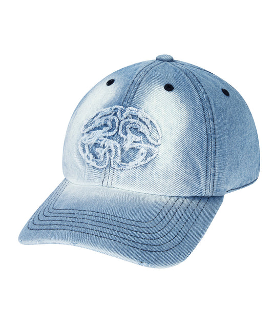 Mahagrid Raw Cut Denim Ball Cap