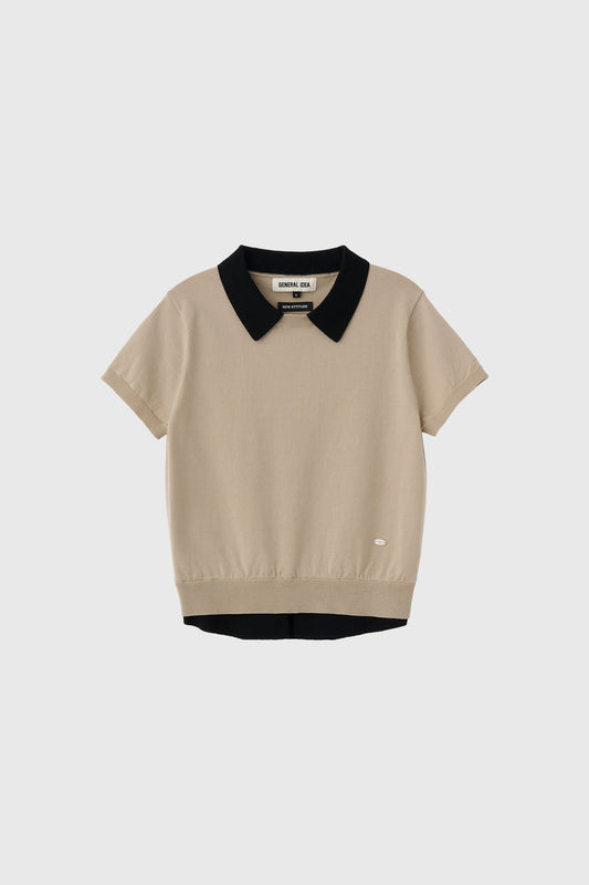 General Idea WOMAN Layered Essential Half Pullover