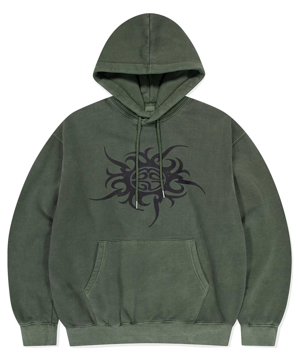 Mahagrid TRIBAL ECLIPSE PIGMENT HOODIE