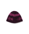 Nice Ghost Club Stripe 3 Star Logo Mohair Beanie [Pink]