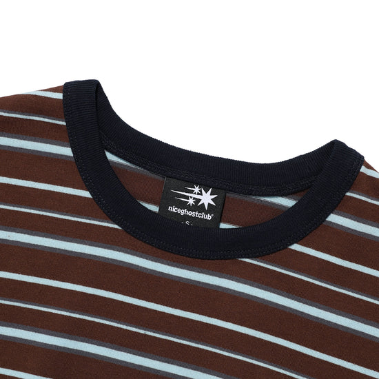 Nice Ghost Club Stripe 3 Star Basic Ringer Tee