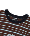 Nice Ghost Club Stripe 3 Star Basic Ringer Tee