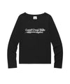 Cavish W SYMPHONY LONG SLEEVE TEE [BLACK]