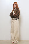 General Idea WOMAN Summer Sheer Layered Blouson Shirt