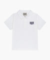 Marithé François Girbaud Kids Small Classic Logo Pocket Tee White