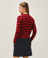 Marithé François Girbaud W STRIPE KNIT CARDIGAN